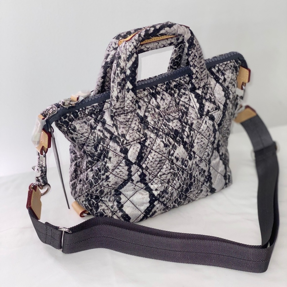Stylish Black and Gray Women's Handbag